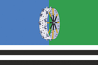Чайковская (Пермский край), флаг - векторное изображение