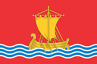 Chusovoi rayon (Perm krai), flag - vector image