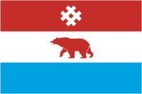 Векторный клипарт: Коми-Пермяцкий округ (Пермский край), флаг (2009 г.)