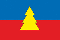 Векторный клипарт: Красный Берег (Пермский край), флаг