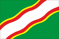 Krasnokamsk rayon (Perm krai), flag - vector image