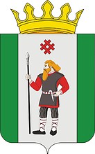 Kudymkar (Kreis im Krai Perm), Wappen - Vektorgrafik