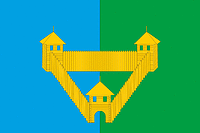 Orda (Perm krai), flag - vector image