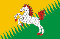 Siva rayon (Perm krai), flag - vector image