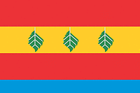 Уральский (Пермский край), флаг - векторное изображение