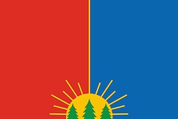 Yurla municipal district (Perm krai), flag (2022) - vector image