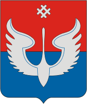 Yusva rayon (Perm krai), coat of arms - vector image