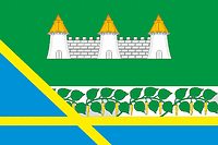 Prigorodnaya (Pustoshka rayon in Pskov oblast), flag - vector image