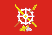 Aksai (Rostov oblast), flag - vector image