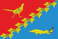 Vector clipart: Primorka (Rostov oblast), flag