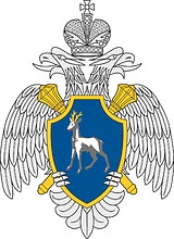 Векторный клипарт: Главное управление МЧС РФ по Самарской области, знамённая эмблема