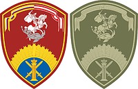 Saratov Military Institute of the Russian National Guard, proposed sleeve insignia (2017)