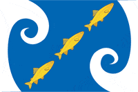 Курильск (Сахалинская область), флаг - векторное изображение
