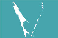 Сахалинская область, флаг - векторное изображение