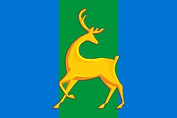 Smirnykh (Sakhalin oblast), flag - vector image
