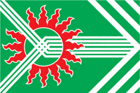 Asbest (Sverdlovsk oblast), flag - vector image