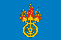 Дегтярск (Свердловская область), флаг - векторное изображение