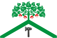 Verkhnyaya Salda (Sverdlovsk oblast), flag - vector image
