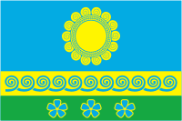 Kimry rayon (Tver oblast), flag - vector image