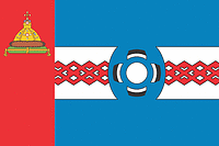 Vector clipart: Udomlya rayon (Tver oblast), flag