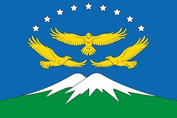 Leskensky rayon (Kabard-Balkaria), flag