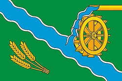 Shegarsky rayon (Tomsk oblast), flag - vector image