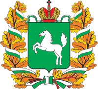 Tomsk oblast, coat of arms - vector image