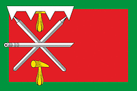 Leninsky rayon (Tula oblast), flag - vector image