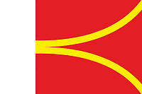 Tyoploe-Ogaryovo rayon (Tula oblast), flag - vector image