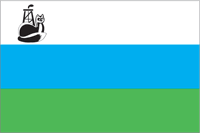 Uvat rayon (Tyumen oblast), flag (2005)