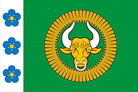 Сорокинский район (Тюменская область), флаг - векторное изображение