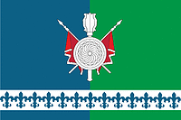 Tobolsk rayon (Tyumen oblast), flag - vector image