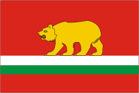 Ярковский район (Тюменская область), флаг - векторное изображение