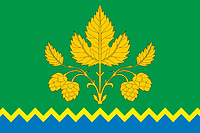 Khmelyovka (Ulyanovsk oblast), flag - vector image