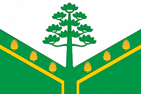 Сосновый Бор (Ульяновская область), флаг - векторное изображение