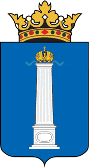 Ulyanovsk oblast, small coat of arms (2004) - vector image
