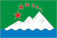 Asha rayon (Chelyabinsk oblast), flag - vector image