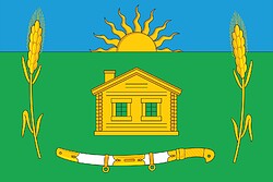 Khutorka (Chelyabinsk oblast), flag - vector image