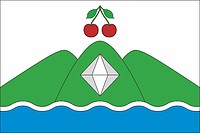 Vishnyovogorsk (Chelyabinsk oblast), flag - vector image