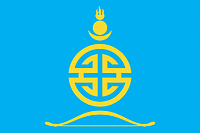 Aginskoe (Zabaikalye krai), flag - vector image