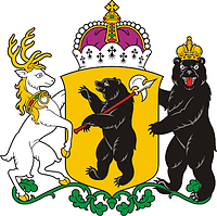 Ярославская область, парадный герб - векторное изображение
