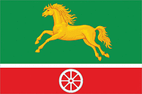 Begovoi (Moscow), flag - vector image