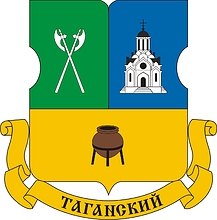 Tagansky rayon (Moscow), emblem (2000)