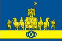 Дворцовый (Санкт-Петербург), флаг (2011 г.) - векторное изображение