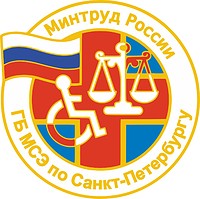 Vector clipart: St. Petersburg Bureau of Medical and Social Expertise, emblem