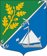 Vector clipart: Yuzhno-Primorsky (St. Petersburg), coat of arms