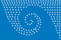 Vector clipart: Karsky (Nenetsia), flag