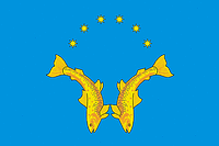 Telviska (Nenetsia), flag - vector image