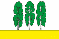 Берёзово (ХМАО-Югра), флаг - векторное изображение