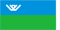 Ханты-Мансийский автономный округ - Югра, флаг - векторное изображение